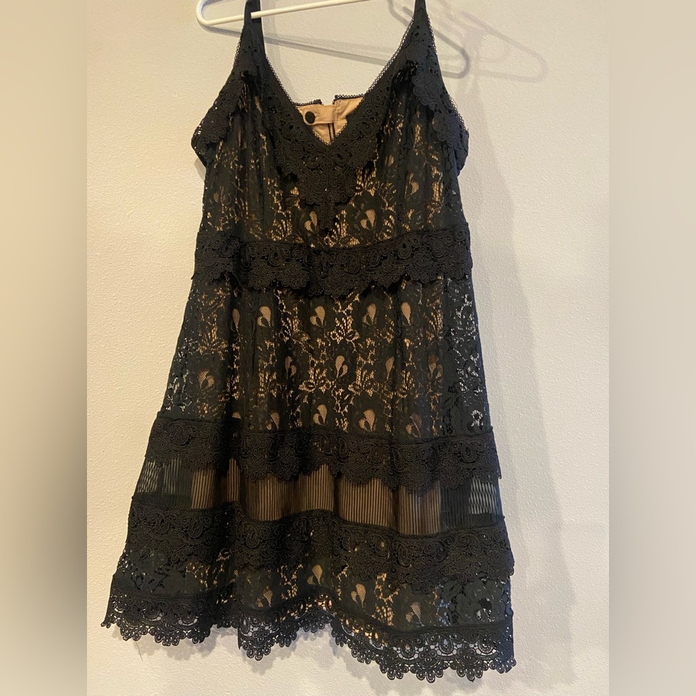 City Chic Black Lace Dress